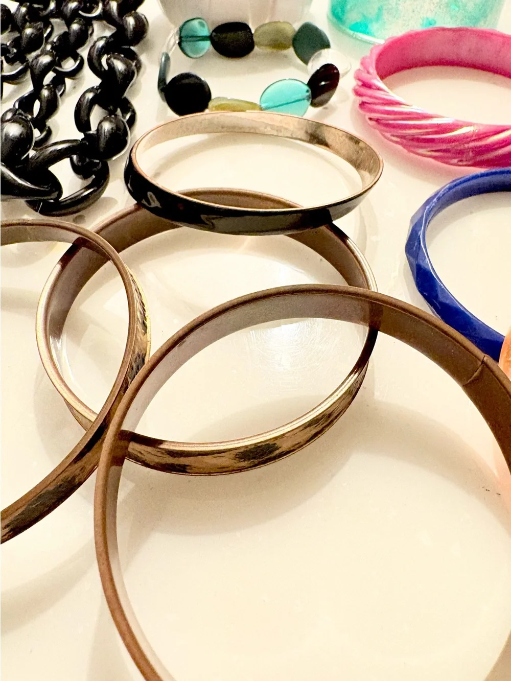 Mixed Women’s Fashion Bracelets and Necklaces - Assorted Colors Set of 11 Pieces